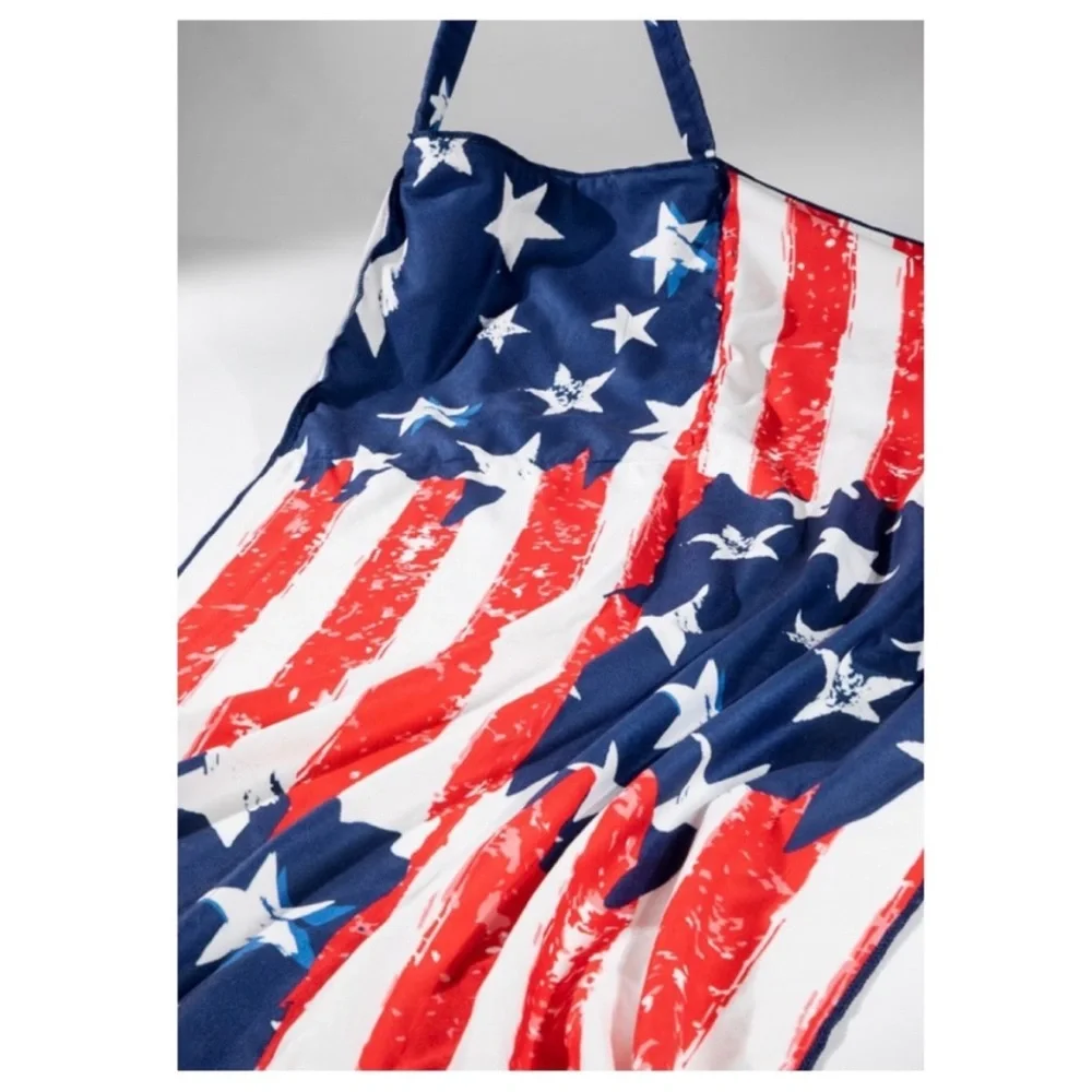 NEW Stars and Stripes Flag Carry-able Towel Bag